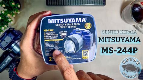 Senter Kepala Mitsuyama Ms P Kembaran Maxpower Unboxing Youtube