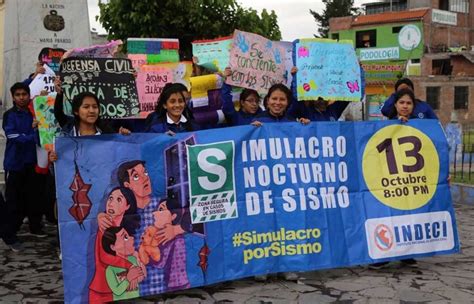 Ayacucho Gobierno Regional promueve participación en Simulacro de