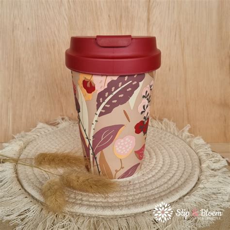 Bioloco Travel Cups Stip Bloem Gifts Lifestyle