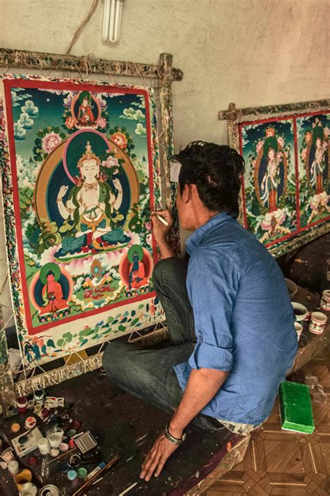 D Source Making Process Thangka Painting Mysore D Source Digital