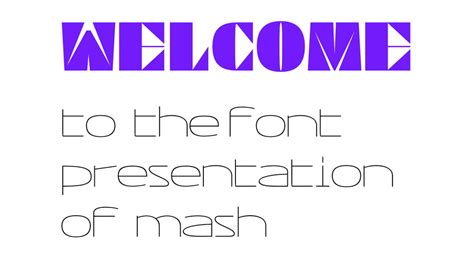 Mash: A Bold and Unique Variable Display Typeface for Versatile Design ...