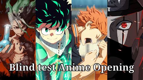 Blind Test Anime Opening 30 Extraits YouTube