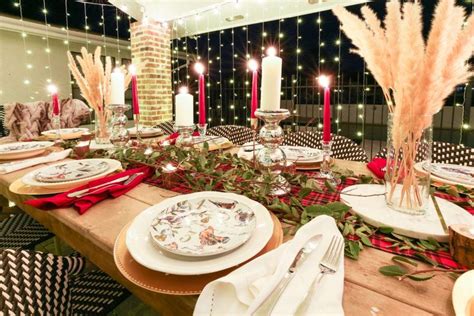 How to Style Holiday Table Decorations | Classy Clutter | Christmas dinner party decorations ...