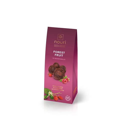 Trufe Vegane Cu Fructe De Padure Forest Fruit 100 G Nouri Bebe Tei