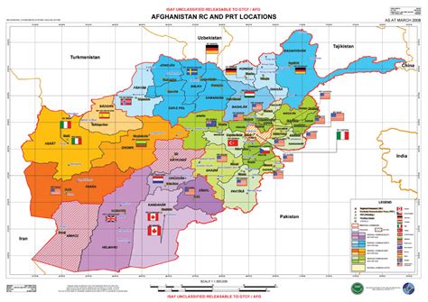 Isaf Afghanistan Map