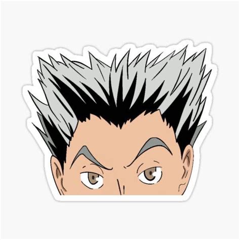 Haikyuu Bokuto Sticker Pegatinas Kawaii Pegatinas Bonitas Dibujos