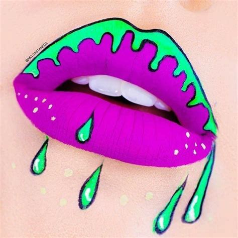 Pin By Anne On De Dieren Glitter Club Halloween Lip Makeup Lip Art Lip Art Makeup