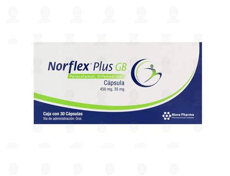 Norflex Plus Gb Oral 30 Cápsulas