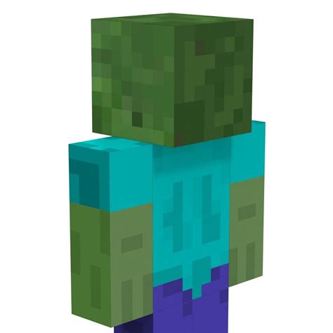 Minecraft Zombie 3d Model 29 C4d Ma Max Obj Fbx 3ds Free3d