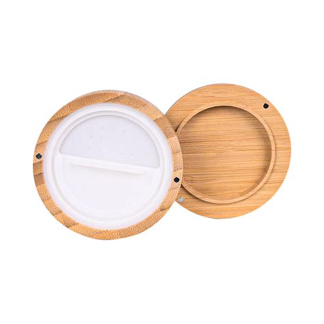 Nude Color Finish Mm Mm Compact Powder Case Loose Powder Blush Case Round Mm Bamboo