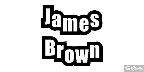 James Brown Celebrity Animated  Logo Designs