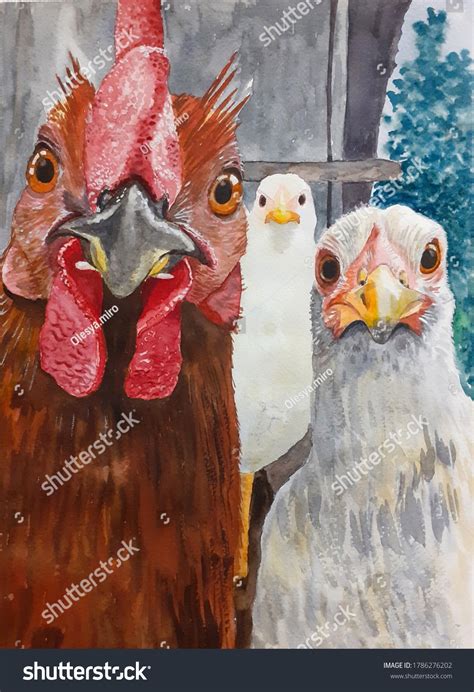 Chicken Face Paint