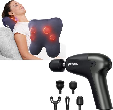 Amazon BOB AND BRAD Cordless Back And Neck Massager With Heat And