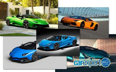 Родстеры Lamborghini | Каталог автомобилей Lamborghini с кузовом Родстер