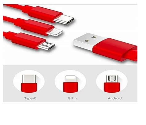 3 In 1 Usb Data Charging Cables At Rs 52 Piece Data Cables In New