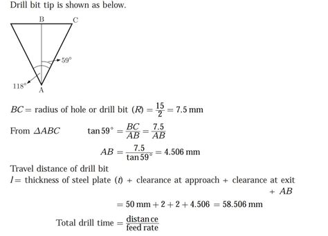 Drilling Time Calculation For Gate Ese Preparation