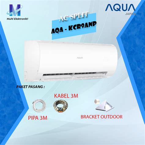 Jual AC Aqua 1 Pk AQA KCR9FQDL PASANG Shopee Indonesia