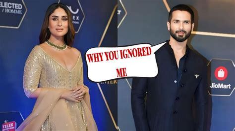 Kareena Kapoor Khan Ignore Shahid Kapoor In A Function