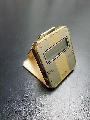 Vintage Mini Seiko Quartz Digital Folding Travel Alarm Clock Qek F