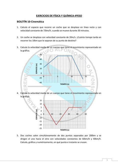 Pdf Ejercicios De F Sica Y Qu Mica Cinem Tica Dokumen Tips