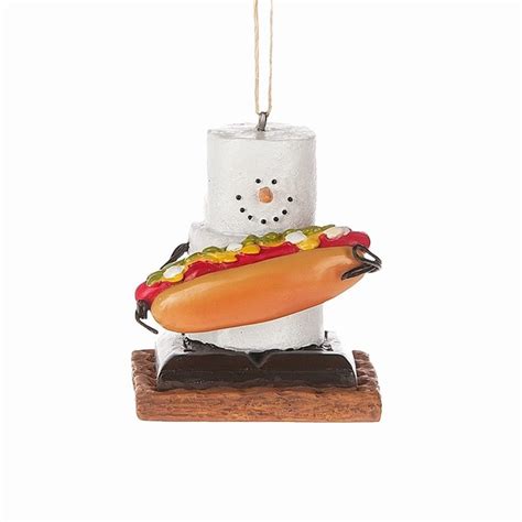 Smores With Hot Dog Ornament Item 260185 The Christmas Mouse