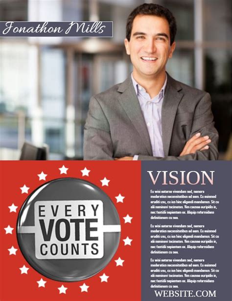 City campaign election poster template | Elections posters, Campaign ...