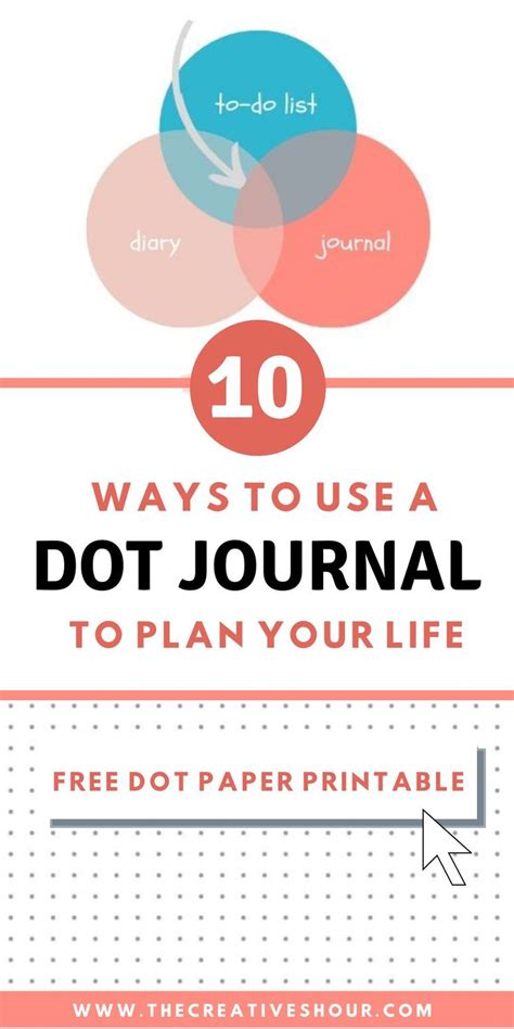 The Top 10 Ways To Use A Dot Journal For Your Life Including Free Printables