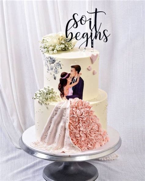 Mr Mrs Engagement Cake Ideas Wedding Cake Designs Simple