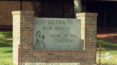 Sierra High School student shot while off campus