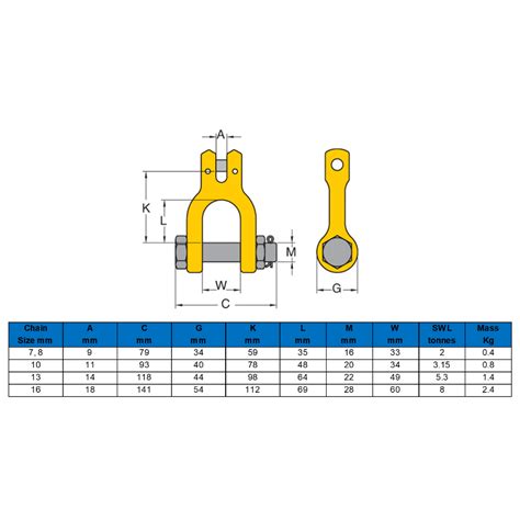 Grade 8 Clevis Shackle West Mercian Lifting Specialists