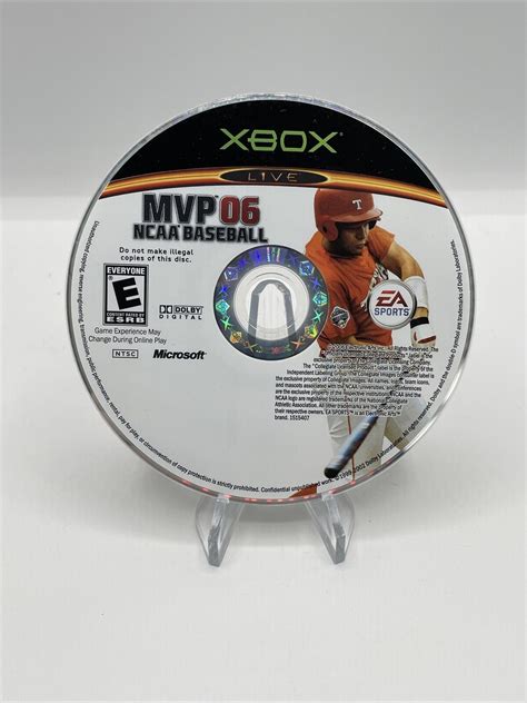 Mvp 06 Ncaa Baseball Original Xbox Disc Only 14633151541 Ebay