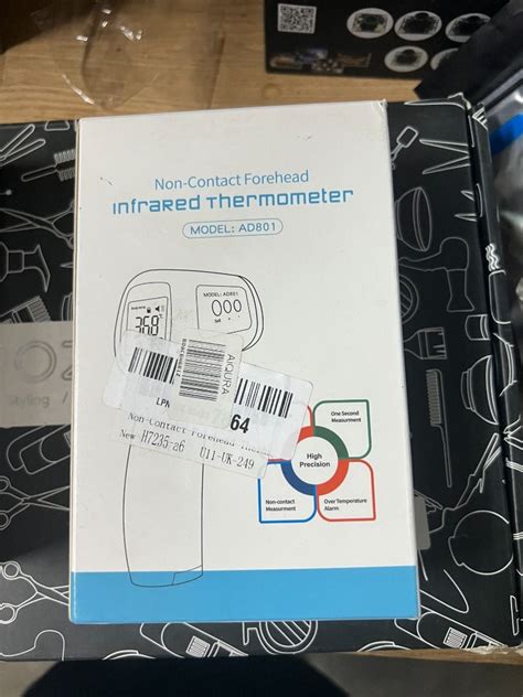 AIQURA (AD801) Non Contact Forehead Infrared Thermometer, Green Screen ...