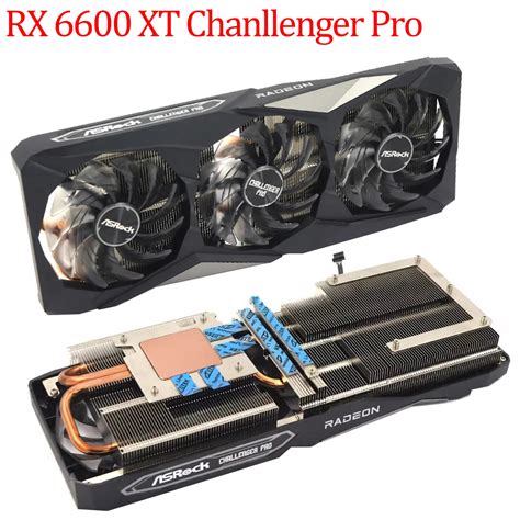 For Asrock AMD Radeon RX 6600XT 6700XT 6750XT Challenger Pro OC Video ...
