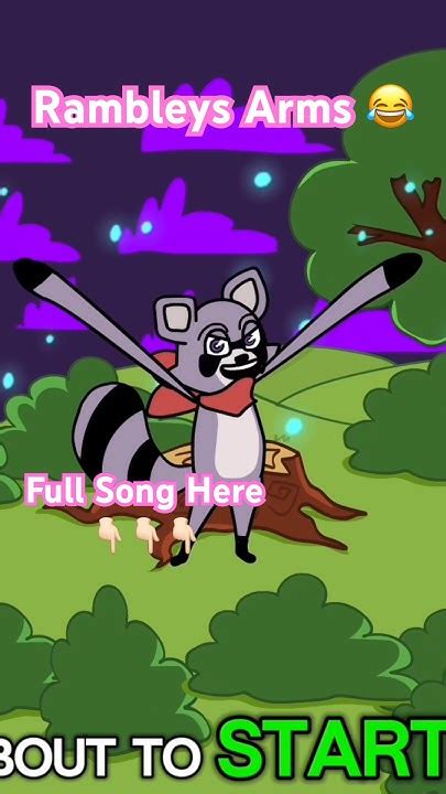 Rambleys Arms 😂 Rambley Racoon Sings The Best Indigo Park Song Ever