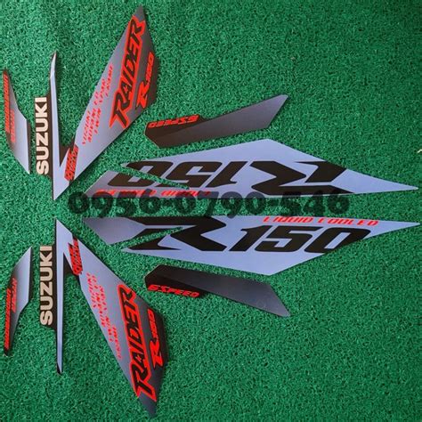 RAIDER 150 Fi 23 Stock Decal Sticker Lazada PH