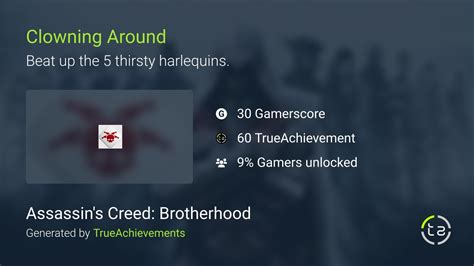 Clowning Around achievement in Assassin's Creed: Brotherhood