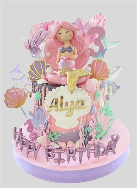 Little Mermaid Birthday Cake Ideas Images Pictures