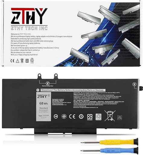 Zthy 3hwpp Laptop Battery Replacement For Dell Latitude 5401 5410 5411 5501 5510 5511 Precision