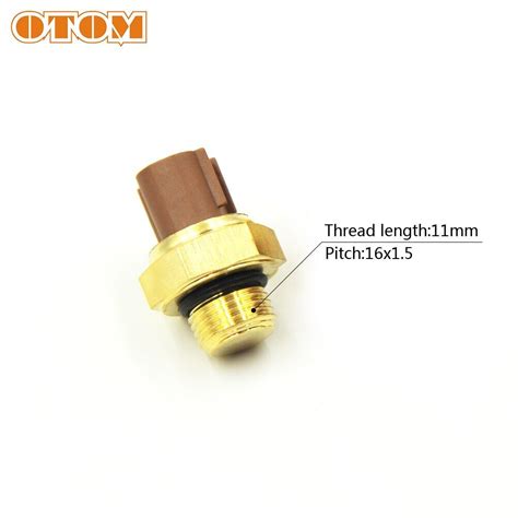 Electric Radiator Coolant Fan Water Temperature Thermostat Switchs Temp Sensor For Ktm Honda