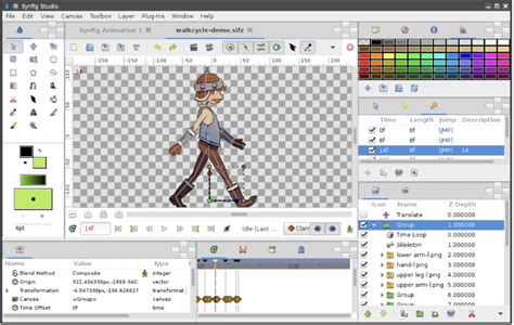 Synfig 2d 動畫軟體