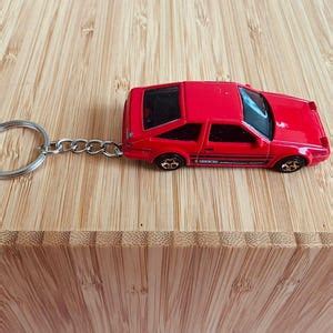 Toyota AE86 Sprinter Trueno Keychain Car Custom Collectible Hot Wheels Matchbox Accessories