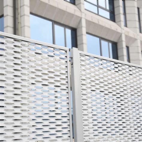 Expanded Metal Fence Ambasciata Fils Industrial Metal High