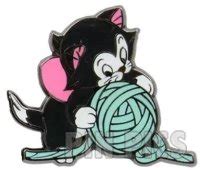 Pp Loungefly Figaro Disney Cats With Yarn Balls Mystery Hot Topic Pinpics