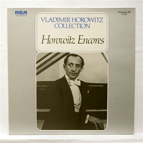 Vladimir Horowitz Collection Vol20 Horowitz Encores De Vladimir
