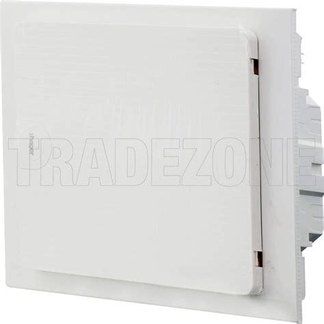 Vf Pt Hager Row Of Pole Plastic Flush Mount Switchboard Plain Door