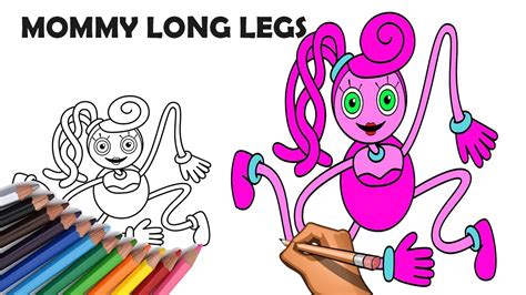 How To Draw Mommy Long Legs Poppy Playtime Youtube