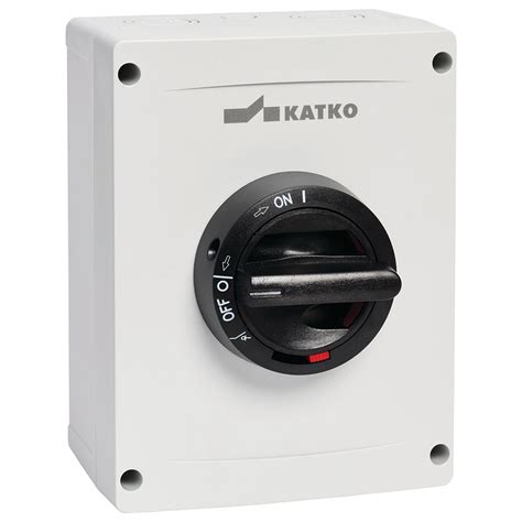 Katko Kem463u Emc Isolator Switch 63a Emc Polycarbonate 4 Pole Black Handle