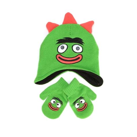 Concept One Accessories Yo Gabba Gabba Brobee Face Beanie Hat W