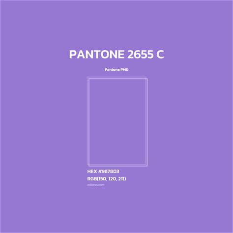 About Pantone 2655 C Color Color Codes Similar Colors And Paints