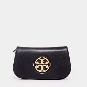 Tory Burch Borsa Miller Convertible Shoulder Bag In Pelle Nera Stileo It